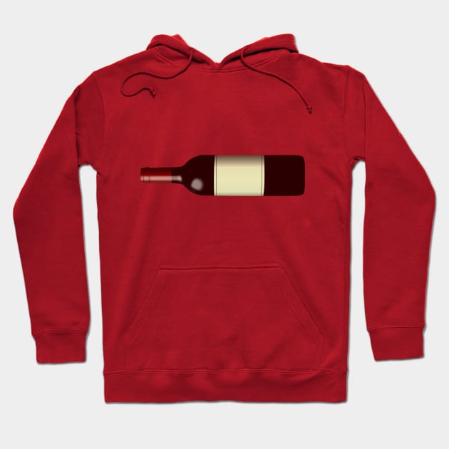 Merry Christmas Wine Bottle Hoodie by holidaystore